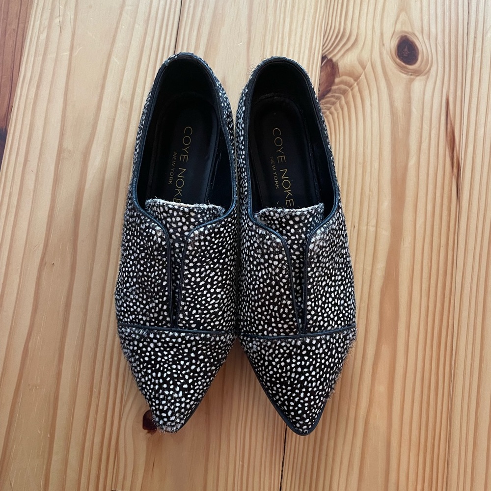 Coye Nokes Black and White Women's Shoes